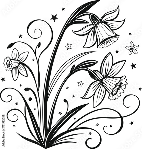 Abstract smoky swirls of light and shadow creating a mysterious artistic effect isolated on transparent background