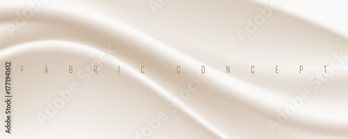 Silk background Design for product advertising for catalog.gold silk background.gold fabric background. smooth texture. vector illustrations