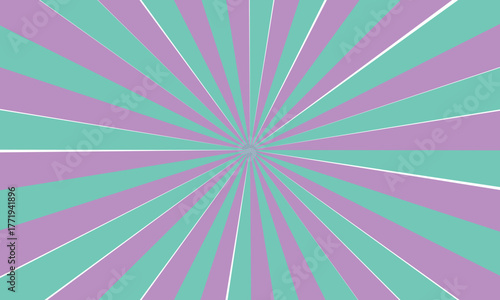 Purple and teal sunburst pattern background