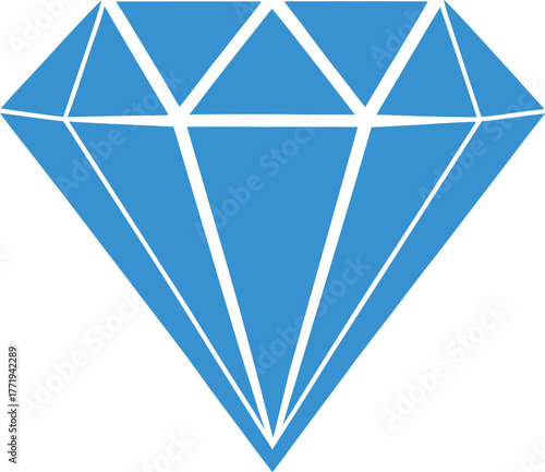 blue diamond icon.