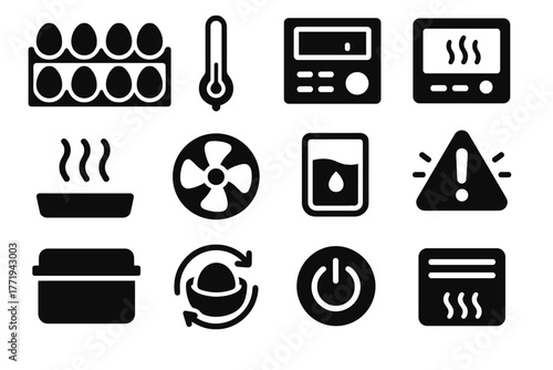 Probe bio button vent incubator airflow vector icon source icons digital rack