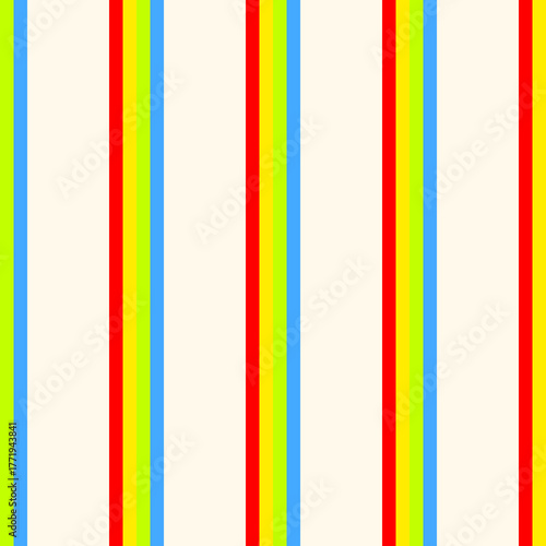 Seamless pattern of rainbow multicolored vertical stripes