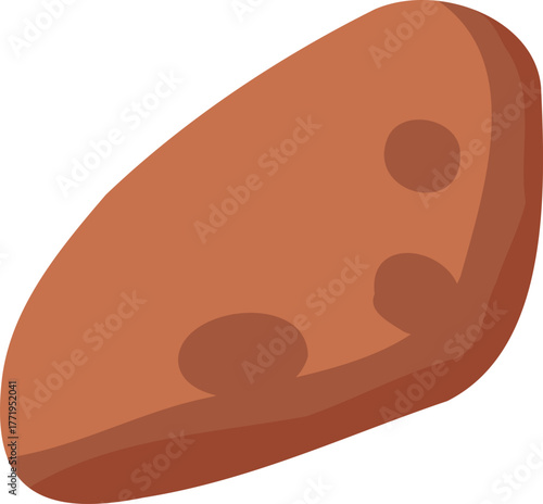 Cartoon meat product. Chicken, sausages and sausages. Steaks, pork bacon and ribs vector. Steak chicken, sausage and bacon, product ingredient illustration