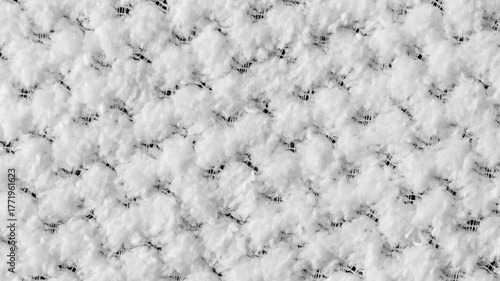 white braided material with an interesting pattern