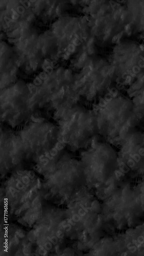 black braided material with an interesting pattern