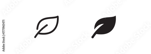 leaf nature, Sprout, plant, Leaves, organic plant, growth conditions, Floral branch icons button, vector, sign, symbol, logo, illustration, editable stroke, flat design style isolated on white linear