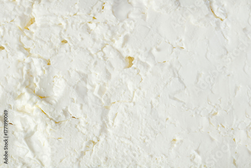 Cottage cheese close up background