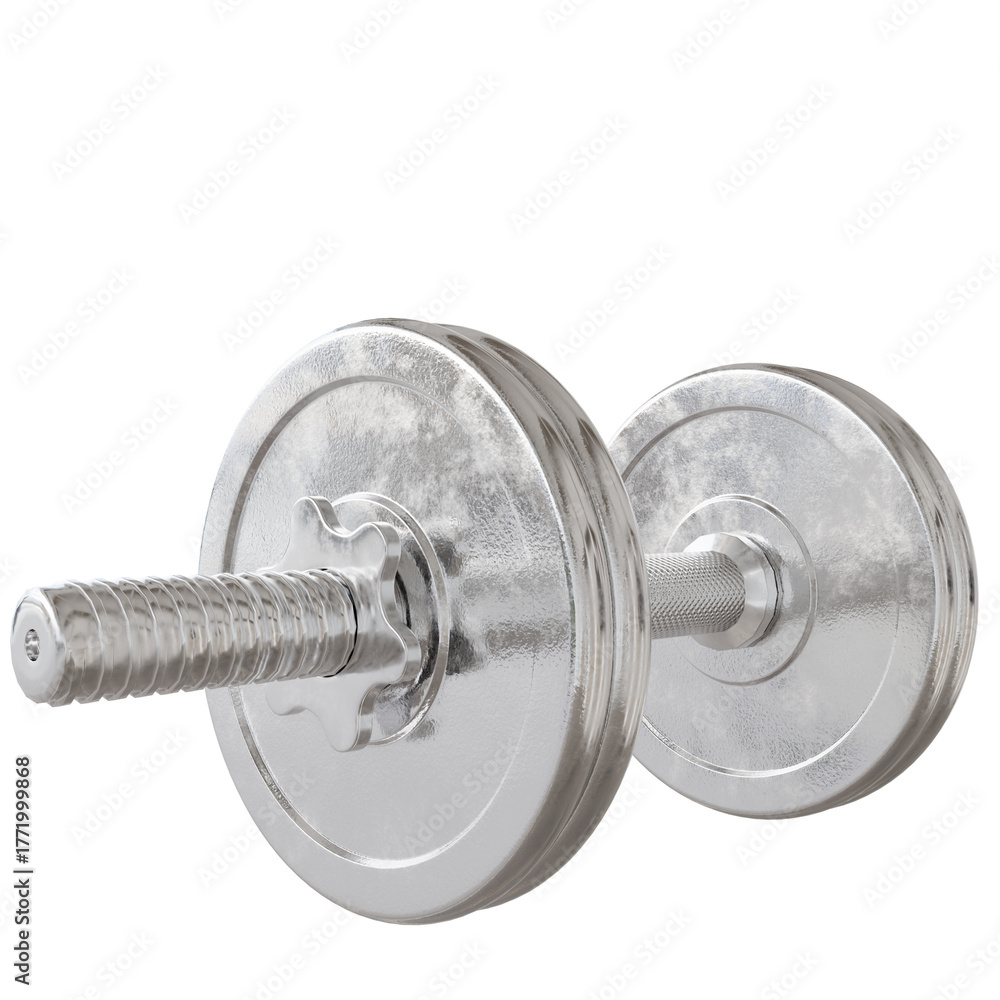 Obraz premium dumbbell weights isolated on white
