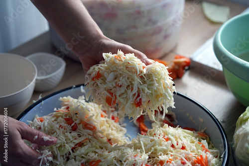 colorful pickled salad