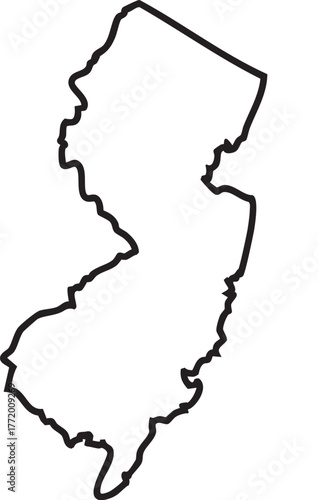 Vector State Outline