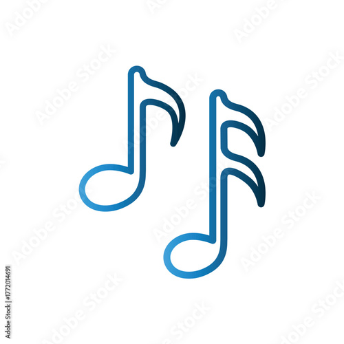 Music icon design template