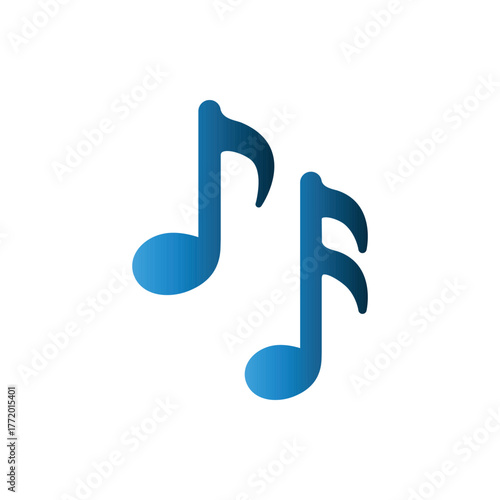 Music icon design template
