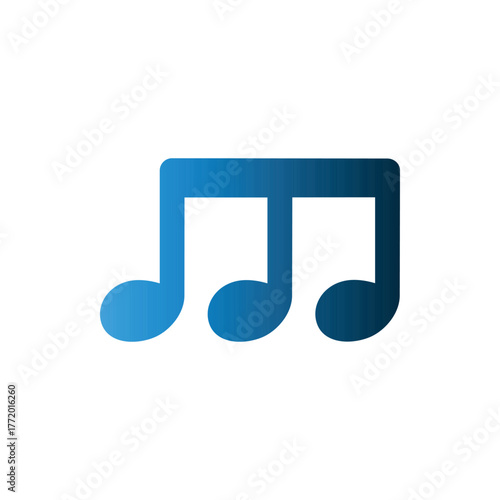Music icon design template