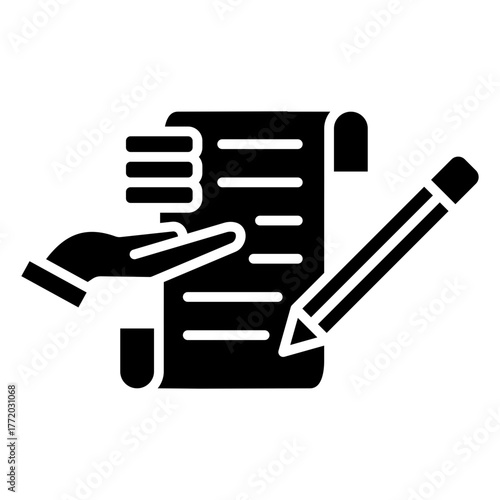 Investment Planning Glyph Icon