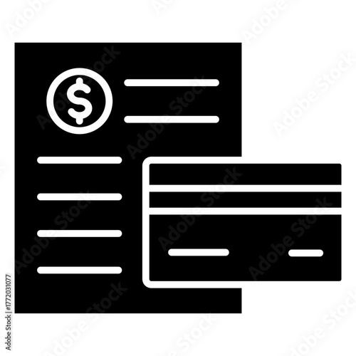 Savings Account Glyph Icon