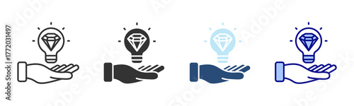 Core Values Icon Set. Designed In Multi Style