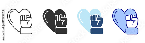 Passion Icon Set. Designed In Multi Style