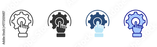 Simplicity Icon Set. Designed In Multi Style