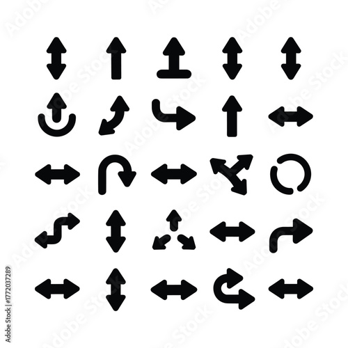 Download vector arrows set arrow icon design direction sign navigation symbol graphic