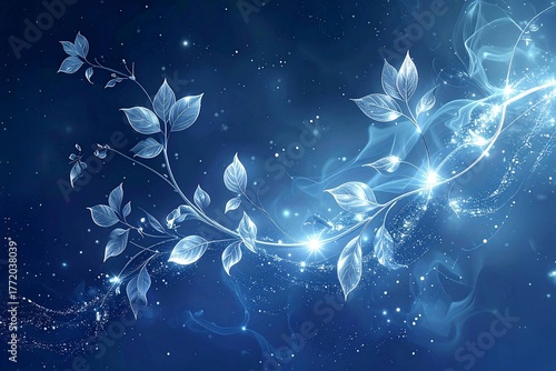 銀色に光る美しい葉