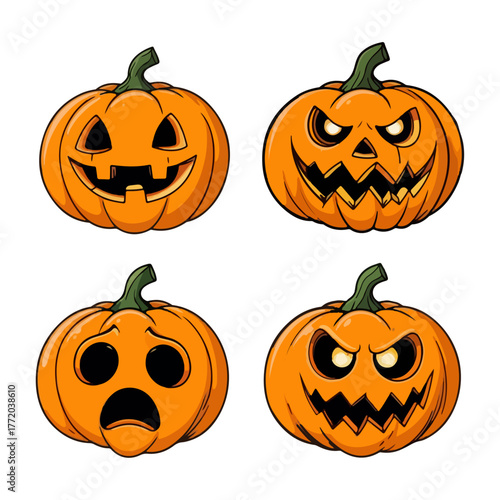 spooky-3d-look-pumpkin-vector
