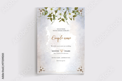 Save the date wedding invitation templates