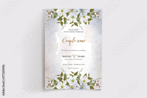 Save the date wedding invitation templates