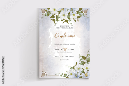 Save the date wedding invitation templates