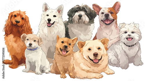 High Quality Adorable Dogs and Puppy Pets of Various Breeds for Professional Use