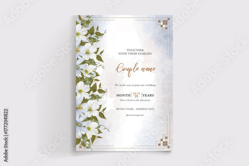 Save the date wedding invitation templates