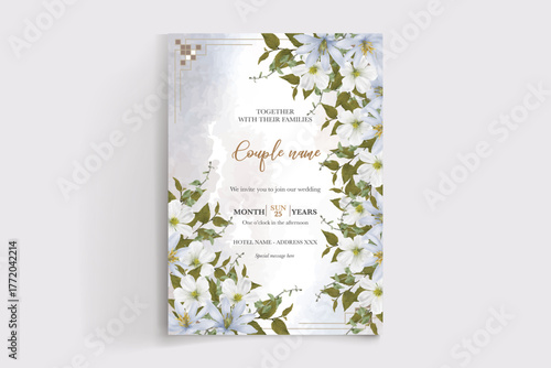 Save the date wedding invitation templates