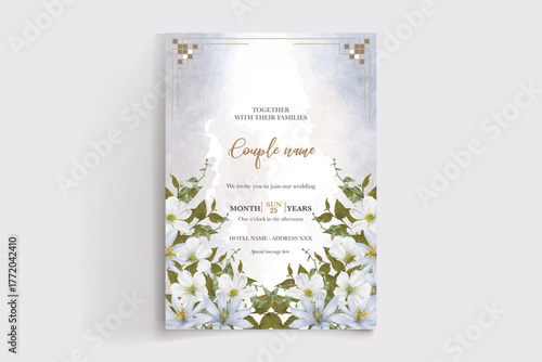 Save the date wedding invitation templates