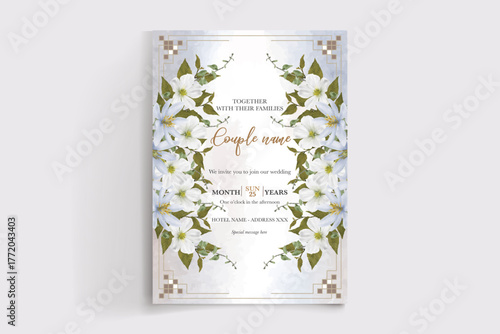 Save the date wedding invitation templates