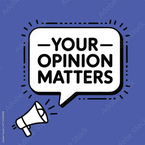 opinion matters share your voice feedback speech bubble