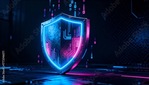 Cyber ​​security and data protection, internet network security, protect business and financial transaction data from cyber attack, user private data security encryption	