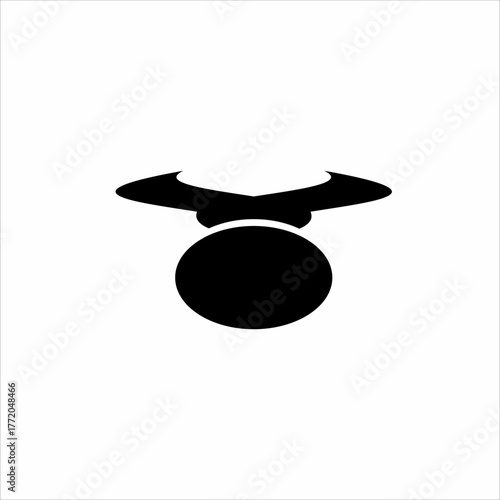 Abstract hat logo design with head concept.