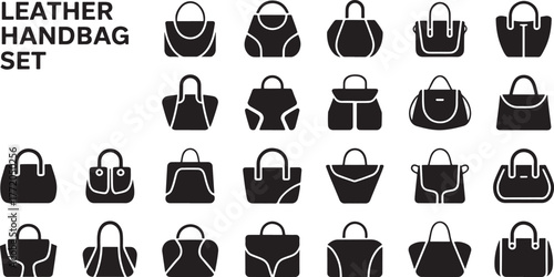 leather handbag set collection for fashion enthusiasts and designers