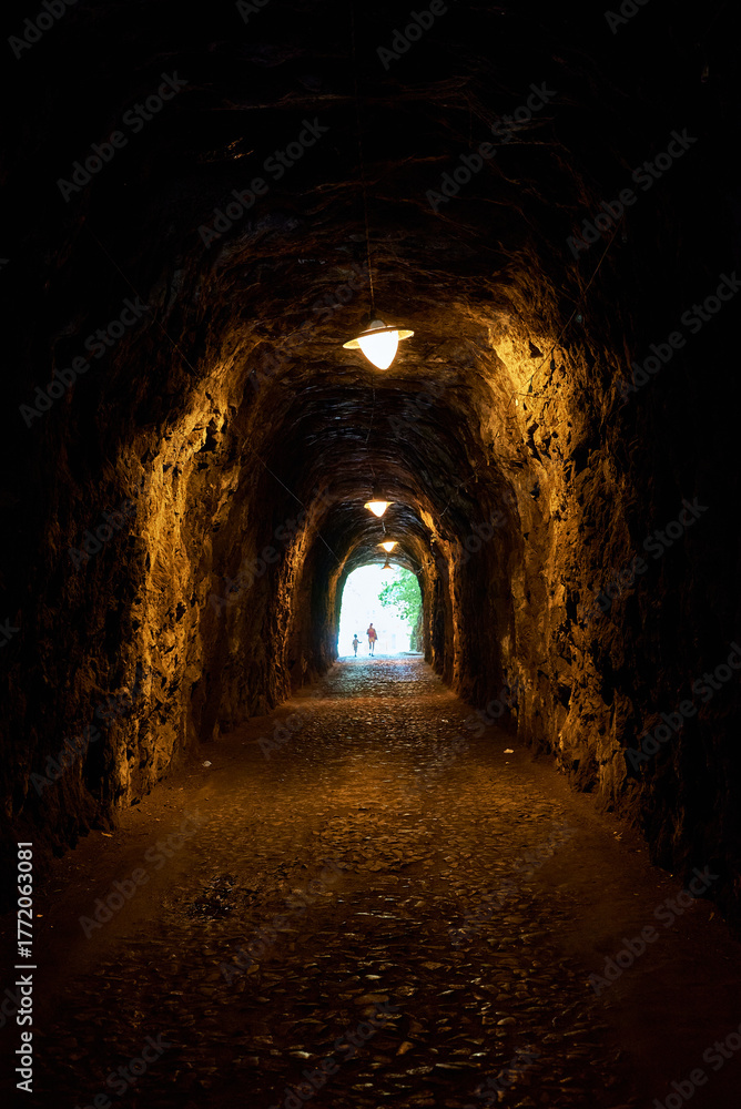 Fototapeta premium Túnel que Chora, Conservatória, Valença, Rio de Janeiro - RJ.