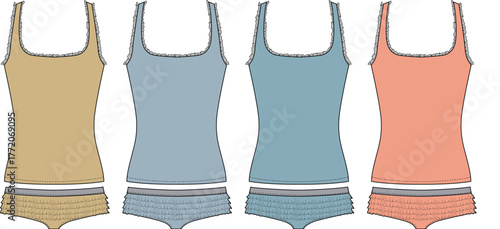 Diverse Lingerie Set A Stylish Collection of Women's Underwear