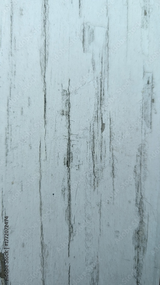 Obraz premium Old wood painted white