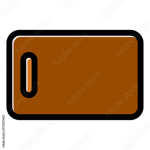 wood chopping board icon