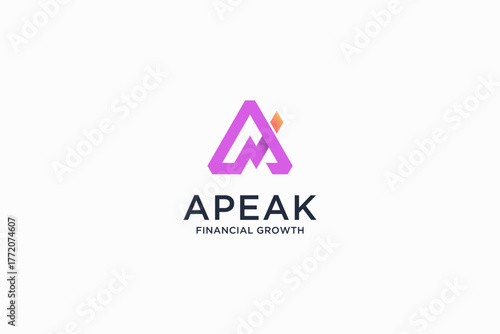 growth triangle logo design beyond business targets.