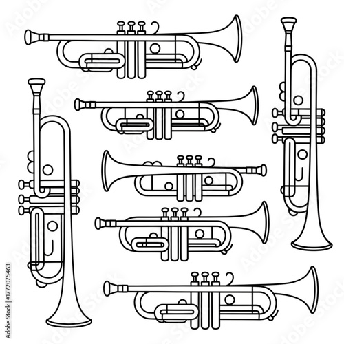 saxophone isolated on white background