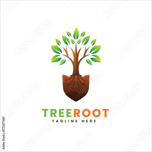 Hardwood tree logo