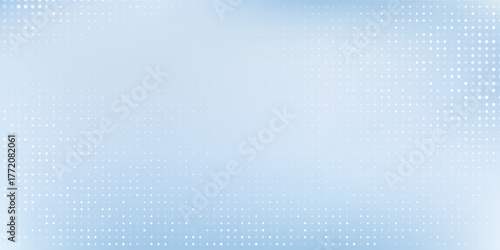 Modern blue dotted abstract studio room. Limbo light background art