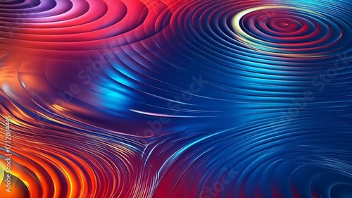 Abstract colorful swirling patterns