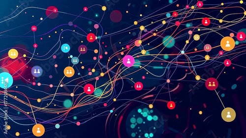 Colorful network connections