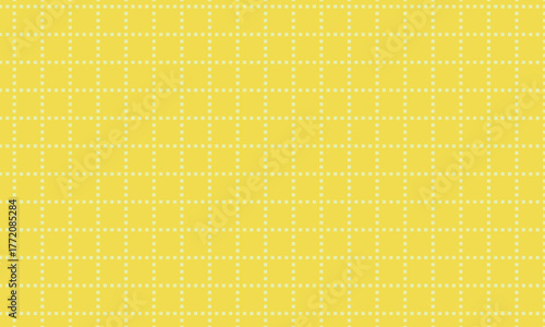 細かくギザギザした5つのブロックで囲んだ黄色いグリッド線の背景