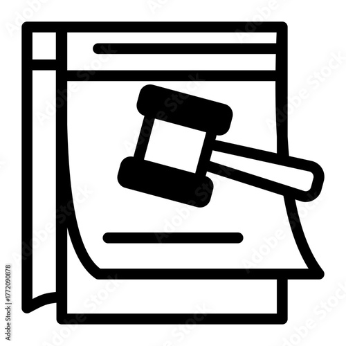 Legal Event Schedule icon from the Notary icon collection (Mixed Style)