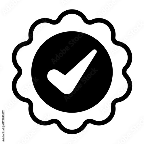 Official Verification Check Mark icon from the Notary icon collection (Mixed Style)
